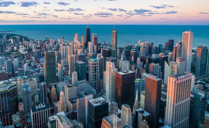 River North neighborhood in Chicago