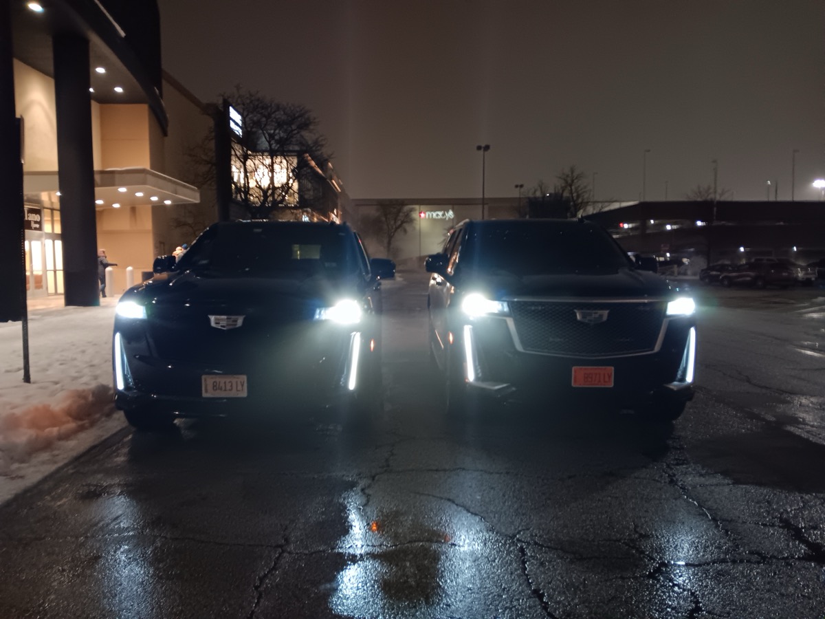 Cadillac Escalade SUV for Chicago private driver hire