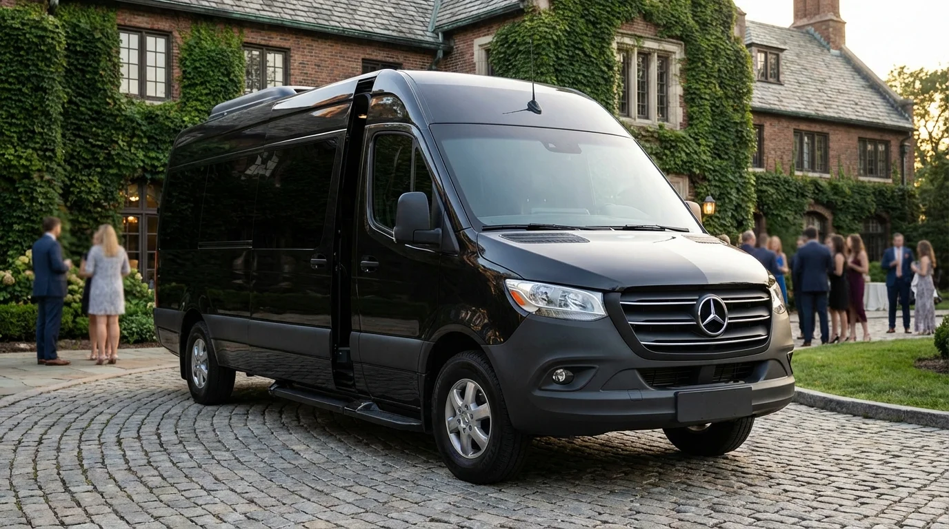 Mercedes Sprinter Shuttle Van - Royal Carriage Limousine Chicago