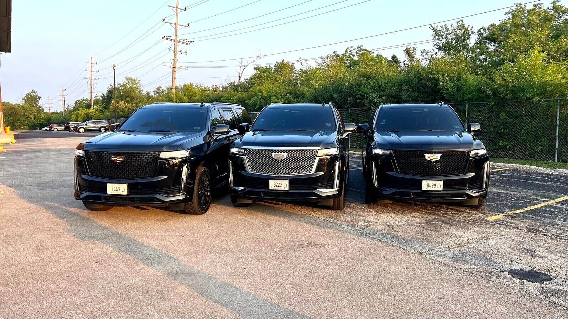 Royal Carriage Cadillac Escalade fleet — Chicago's premier luxury chauffeur service